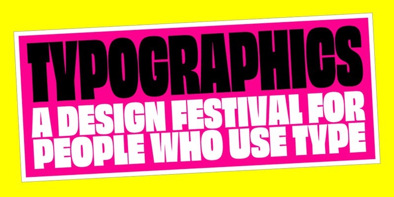Typographics Conference 2019