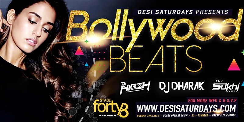 Bollywood Beats @ Stage48 NYC - A Weekly Saturday Night DesiParty